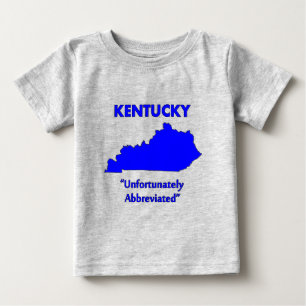 T-shirt Pour Bébé Kentucky - Malheureusement abrégé