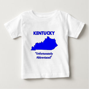 T-shirt Pour Bébé Kentucky - Malheureusement Abrégé