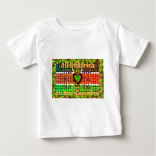 T-shirt Pour Bébé Kenya : Toute l'Afrique dans un pays - Drapeau tis