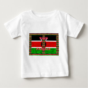 T-shirt Pour Bébé Kenya Tuko Pamoja