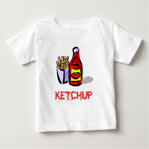 T-shirt Pour Bébé ketchup