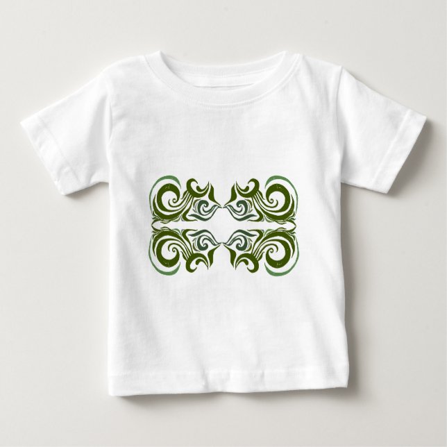 T-shirt Pour Bébé Khokhloma Exotique (Devant)