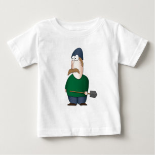 T-shirt Pour Bébé Kibbutz Man ("Kibbutznick")