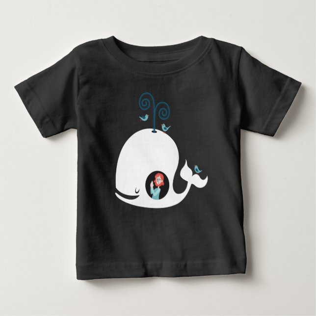 T-shirt Pour Bébé Kids Shirt Bible Story Jonah And The Whale Boy (Devant)