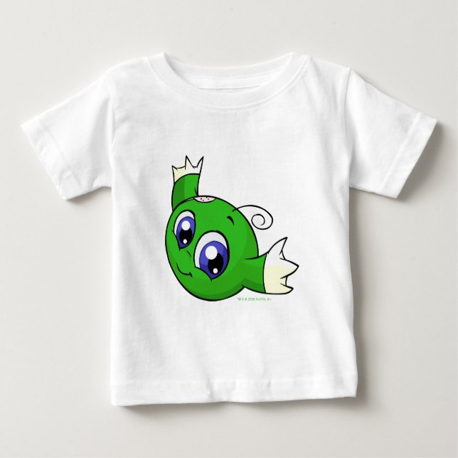 T-shirt Pour Bébé Kiko vert de tourbillonnement (Devant)