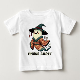 T-shirt Pour Bébé Kimono fantôme - Trick ou régal - Happy halloween