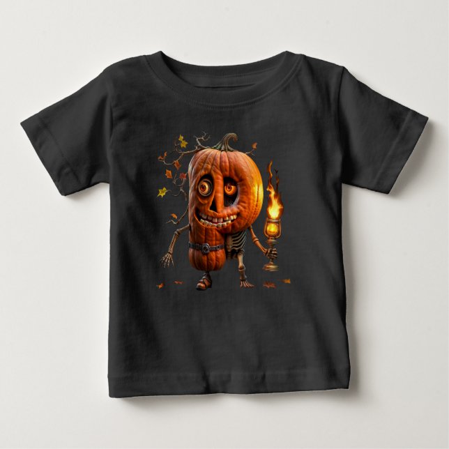 T-shirt Pour Bébé Kine de Halloween (Devant)