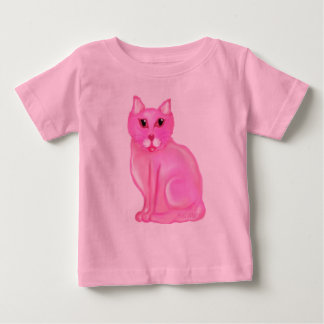 T-shirt Pour Bébé Kitty rose