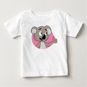 T-shirt Pour Bébé Koala ours dessin animé bébé T-shirt