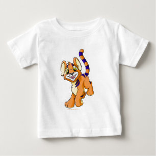 T-shirt Pour Bébé Kougra orange aventureux