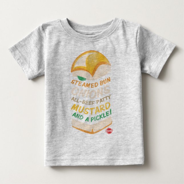T-shirt Pour Bébé Krystal a empilé (Devant)