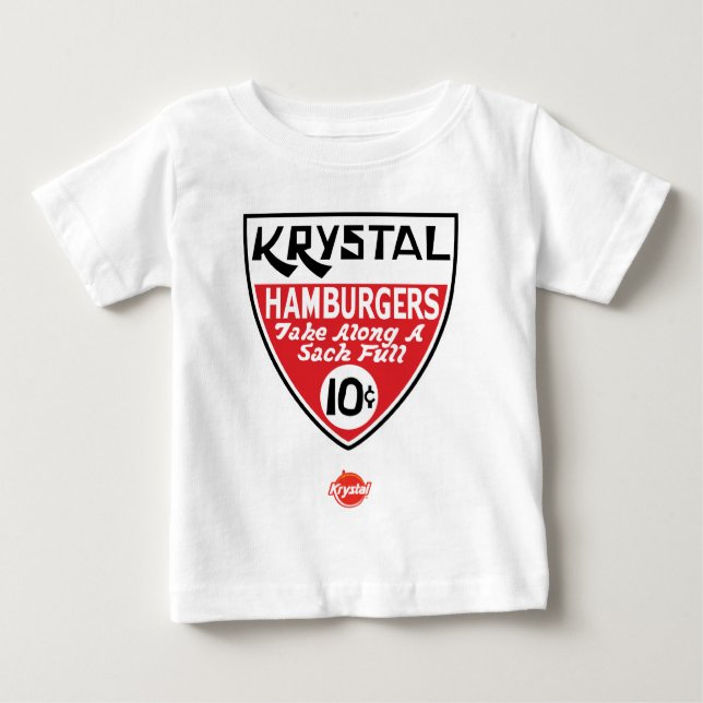 T-shirt Pour Bébé Krystal bouclier de 10 cents (Devant)