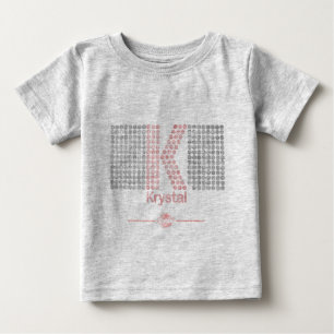 T-shirt Pour Bébé Krystal grand K