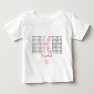 T-shirt Pour Bébé Krystal grand K