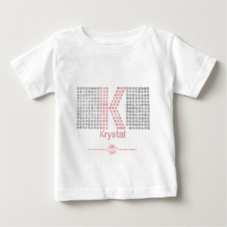 T-shirt Pour Bébé Krystal grand K