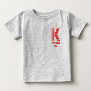 T-shirt Pour Bébé Krystal grand K