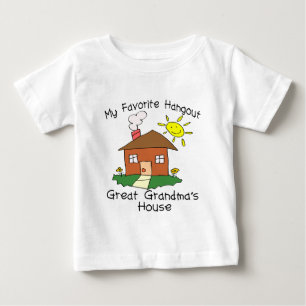 T-shirt Pour Bébé La Chambre de la grande grand-maman de repaire
