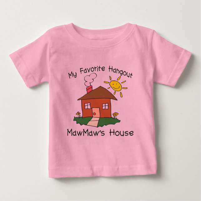 T-shirt Pour Bébé La Chambre de MawMaw préféré de repaire (Devant)