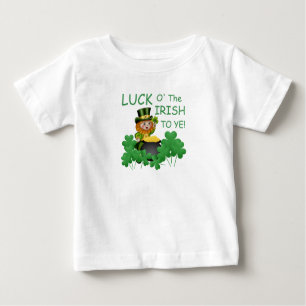 T-shirt Pour Bébé La chance de l'irlandais pour vous sur un