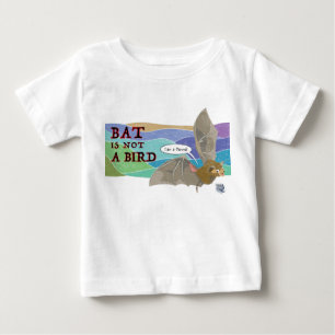 T-shirt Pour Bébé La chauve-souris n'est pas un oiseau