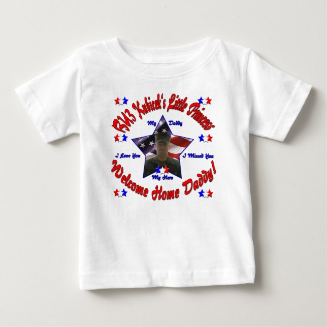 T-shirt Pour Bébé La chemise personnalisée de Julie (Devant)
