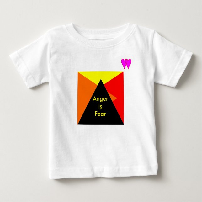 T-shirt Pour Bébé ! La colère de l'UC est la peur (Devant)