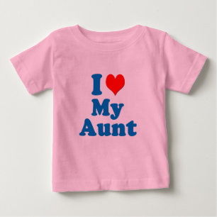 T-shirt Pour Bébé La collection de Cariad - coeur d'I ma tante