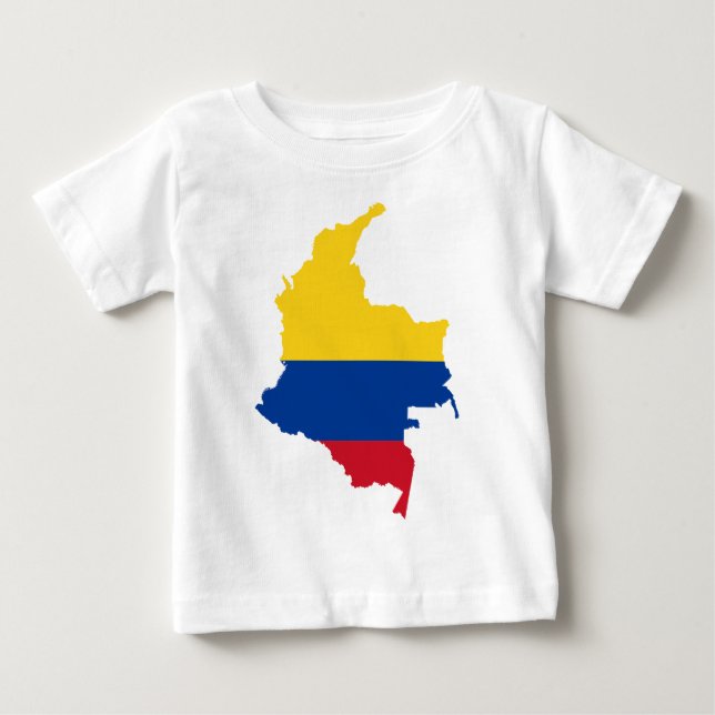 T-shirt Pour Bébé La Colombie (Devant)