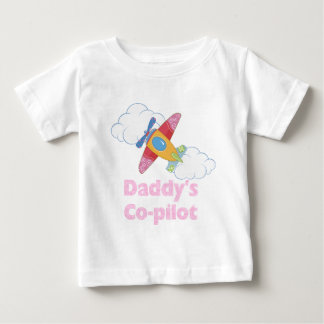 T-shirt Pour Bébé La copilote de papa