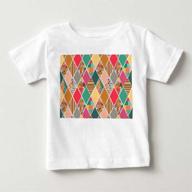 T-shirt Pour Bébé La courtepointe Boho Crazy (Devant)