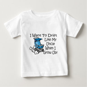 T-shirt Pour Bébé la dérive aiment mon oncle