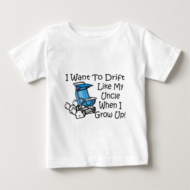 T-shirt Pour Bébé la dérive aiment mon oncle (Devant)