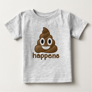T-shirt Pour Bébé La dunette d'Emoji se produit