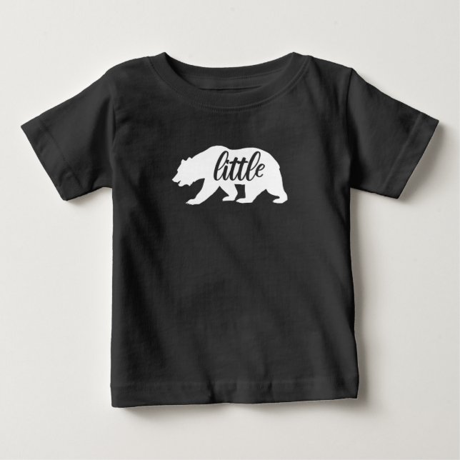 T-shirt Pour Bébé La famille des petits ours (Devant)