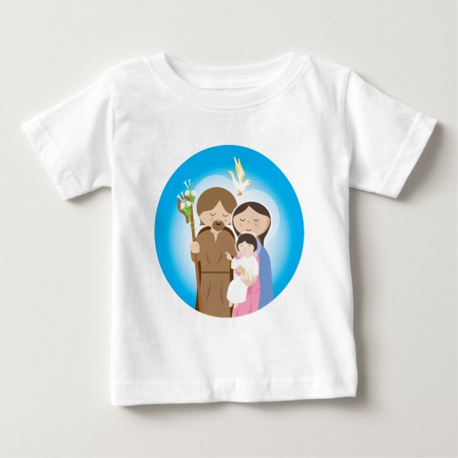 T-shirt Pour Bébé La famille sainte (Devant)