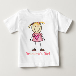 T-shirt Pour Bébé La fille de grand-mère