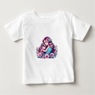 T-shirt Pour Bébé La fille de maman
