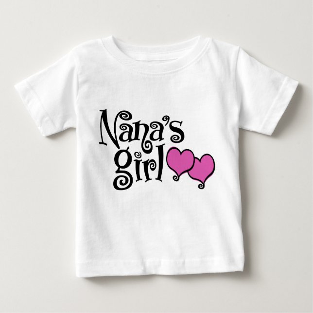 T-shirt Pour Bébé La fille de Nana (Devant)