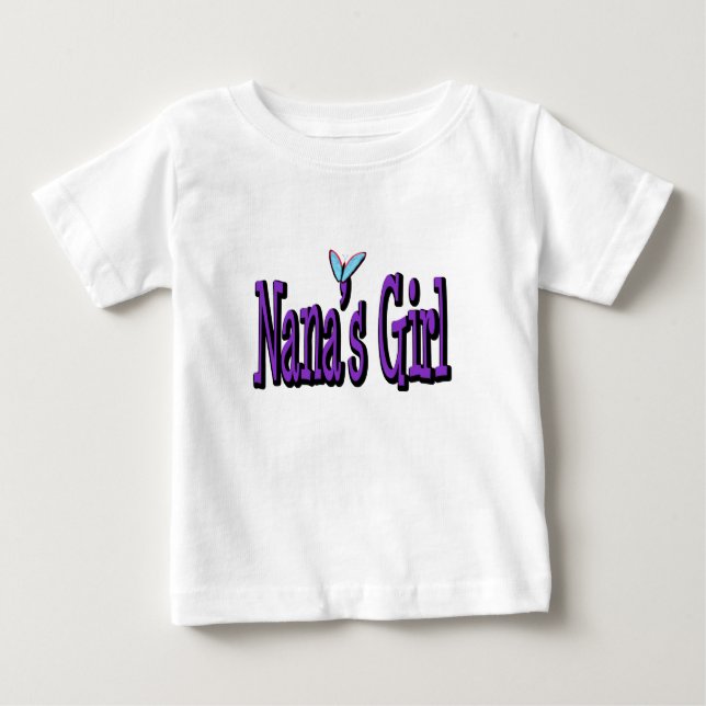 T-shirt Pour Bébé La fille de Nana (Devant)