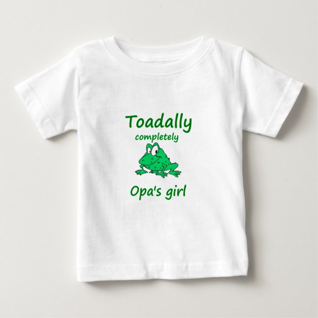 T-shirt Pour Bébé la fille d'opa (Devant)