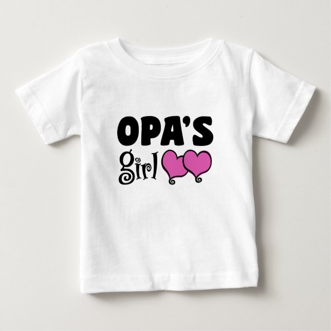 T-shirt Pour Bébé La fille d'Opa (Devant)