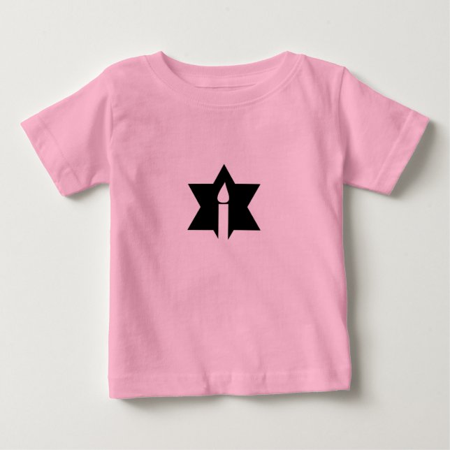 T-shirt Pour Bébé La flamme et l'étoile - (Devant)