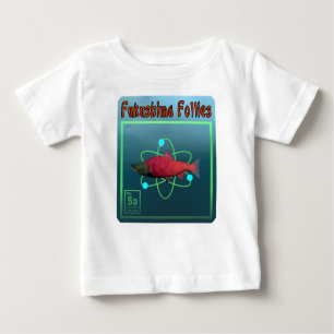 T-shirt Pour Bébé La folie de Fukushima