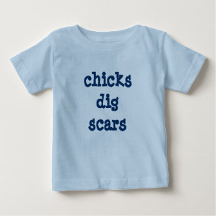T-shirt Pour Bébé la fouille de poussins marque la nouvelle chemise