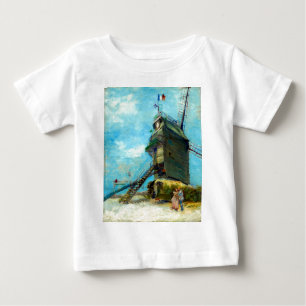T-shirt Pour Bébé La Galette de Vincent van Gogh Le Moulin de