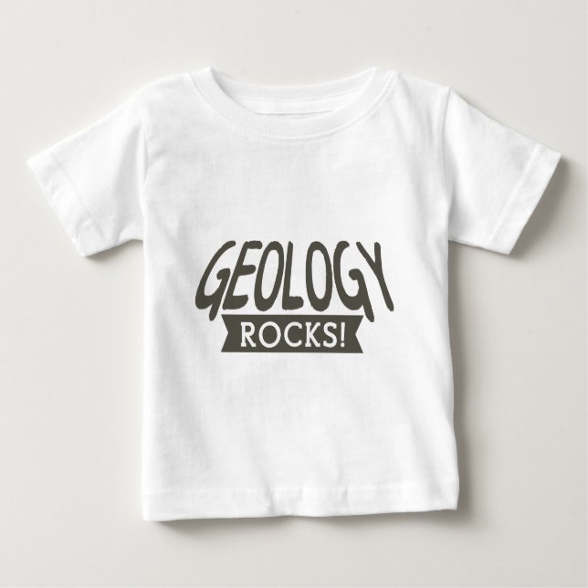 T-shirt Pour Bébé La géologie bascule le slogan (Devant)