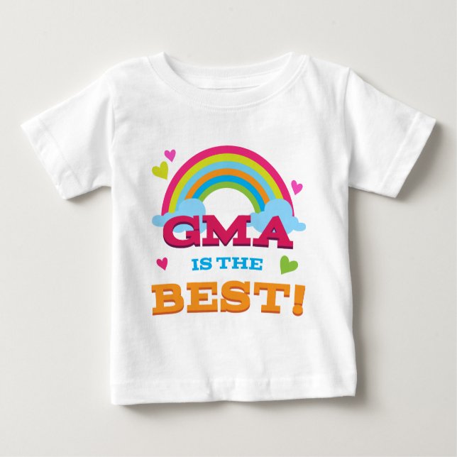 T-shirt Pour Bébé La GMA est le meilleur (Devant)