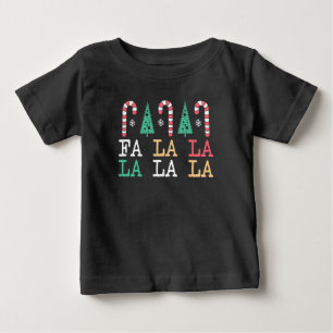 T-shirt Pour Bébé La La La Merry Noël-64658