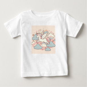 T-shirt Pour Bébé La magie des licornes