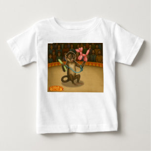 T-shirt Pour Bébé La magie du singe en ballon de Spike